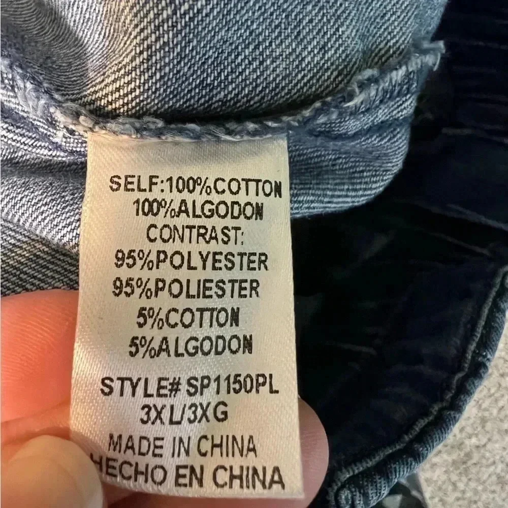 Boutique Denim Shorts - 3X NWT - Picture 9 of 9